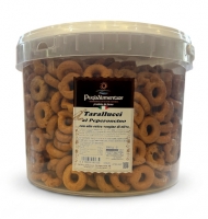 PUGLIALIM.SECCHIO KG.3 TARALLUCCI PEPERONCINO